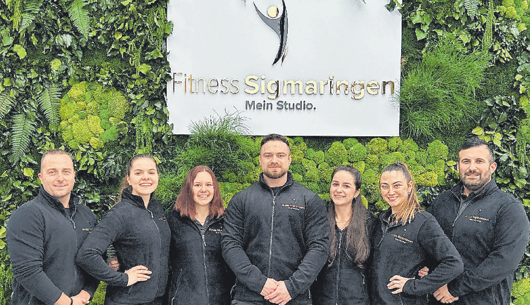The “Fitness Sigmaringen” team says: “We live our promise of quality.” PHOTOS: FITNESS SIGMARINGEN