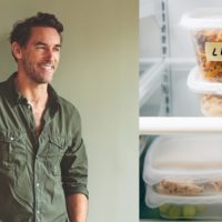 Rob Hobson, nutrition and pre-cooked food in a fridge expert.