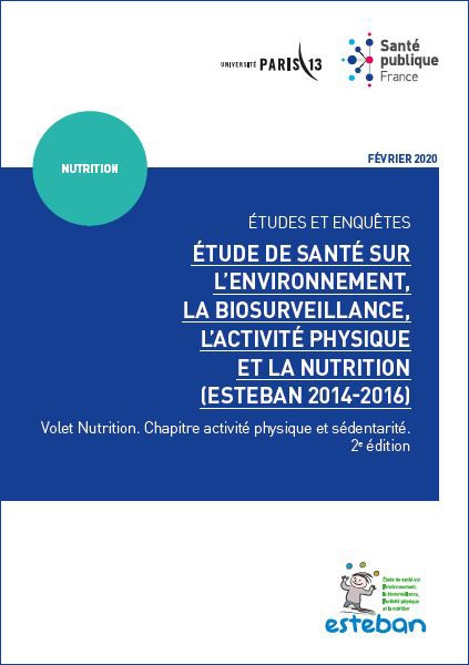 Health study on environment, biomonitoring, physical activity and nutrition (Esteban), 2014-2016.  Nutrition section.  Chapter Physical activity and sedentary lifestyle.  2nd edition